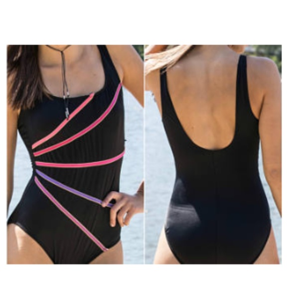 Vintage Other - Vintage Neon One Piece Bathing Suit